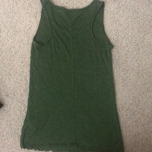 Juicy Couture size small green crepe tank - Picture 2 of 2